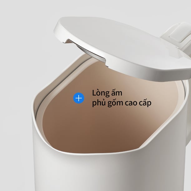 Ấm đun siêu tốc giảm âm LocknLock Silent electric kettle 1.2L- Màu trắng EJK216WHT, , large image number 2